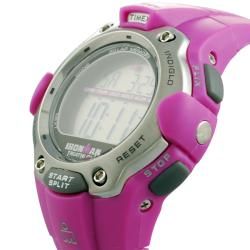 Timex Womens Ironman Triathlon Shock resistant Pink Rubber Watch