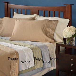 Grand Luxe Egyptian Cotton Sateen 300 Thread Count Scroll King size