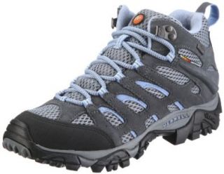 Merrell Womens Moab Mid Waterproof Oxford Shoes