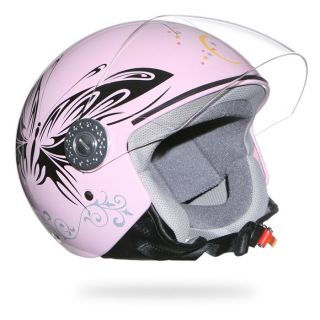 Casque Jet Street Pïlot ROKX Ladypink   Achat / Vente CASQUE Casque