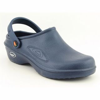 Veggies Womens Med Lite Blue Clogs Shoes