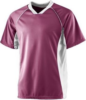 Wicking Soccer Jersey   MAROON WHITE   2XL Clothing