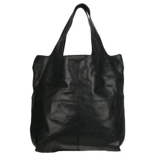 Givenchy George Black Leather Tote Bag
