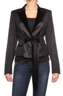 YSL Yves Saint Laurent Blazer Jacket BRANDY, Color Black