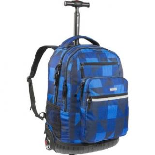 J World Sundance Laptop Rolling Backpack (Block Navy