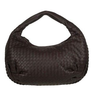 Bottega Veneta Dark Brown Leather Hobo Bag