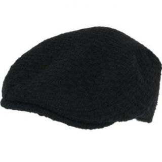 New Wool Burlap Ivy Golf Driver Cabbie Hat Cap Black Large