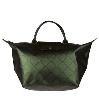 Longchamp LM Metallic Green Tote Bag