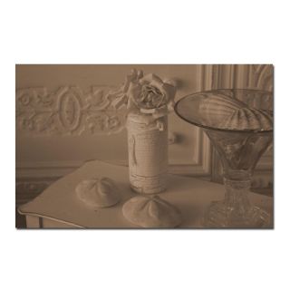 Patty Tuggle Roses and Shells Canvas Art