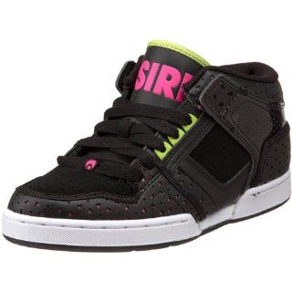  Osiris Womens NYC 83 Mid Skate Shoe,Black/Pink/Lime,10 M US Shoes