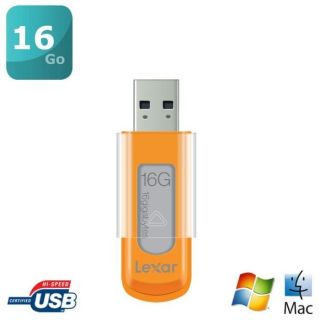 Lexar JumpDrive S50 16Go Orange   Achat / Vente CLE USB Lexar
