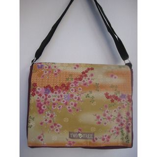 Two Trees Designs Cherry Blossoms Medium Messenger Bag
