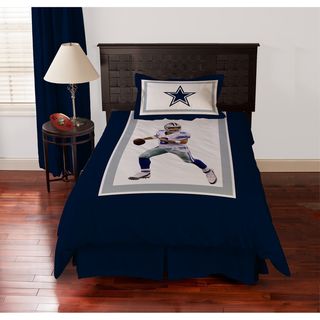 Dallas Cowboys Tony Romo 4 piece Comforter Set