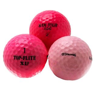 Pink Mixed Model Golf Balls (Pack of 36) (Refurbished)