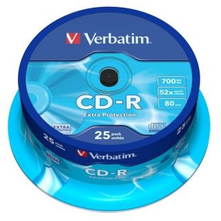 Verbatim CDR 80 min 52x (25)   Achat / Vente CD   DVD   BLU RAY VIERGE