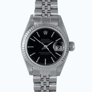 Pre owned Rolex Womens Stainless Steel Datejust Watch