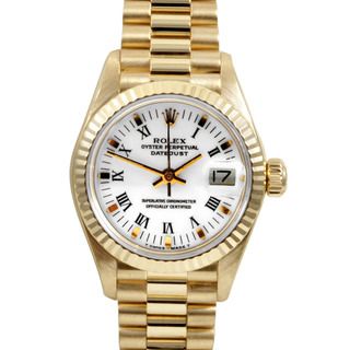 Pre owned Rolex Womens 18k Gold President Watch