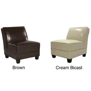 Bicast Leather Canyon Club Chair