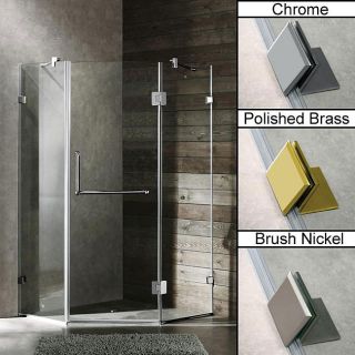 Frameless Neo Angle Clear Shower Enclosure (40 x 40)