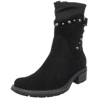 by Marvin K. Womens Shelley Bootie,Black Suede,5.5 M US Shoes