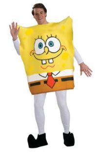 Spongebob Square Pants Tunic Costume, Yellow, Standard