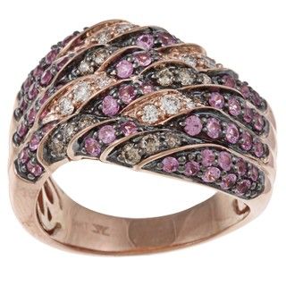 Encore by Le Vian 14K Rose Gold Pink Sapphire and Diamond Ring