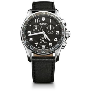 Swiss Army Mens Chrono Classic Black Dial Watch