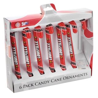 Louisville Cardinals Plastic Candy Cane Ornament Set Today $12.69