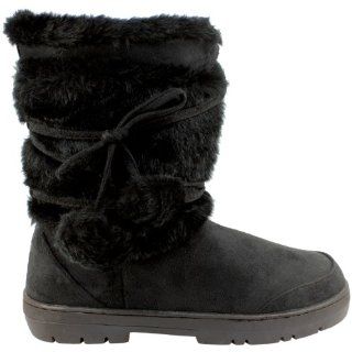 Sole Winter Snow Bobble Boots Black, Size  10B(M)US , 8B(M)UK Shoes
