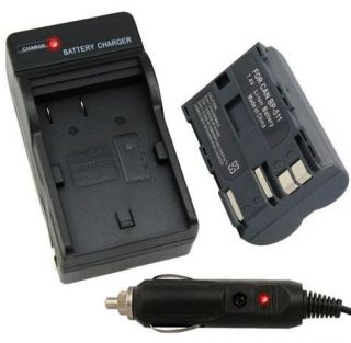 Camera Battery and Charger for Canon Rebel EOS/20D/30D/40D/D60/G5