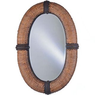 Bombay Collection Wicker frame Mirror