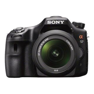 SONY   SLT A57Y   KIT REFLEX   16 MPIX + OBJECTIFS 18 55MM ET 55 200