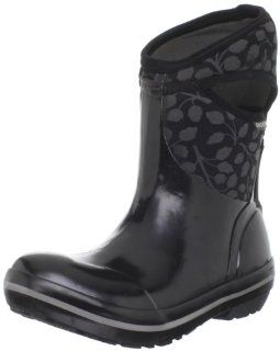 Bogs Womens Plimsoll Mid Leaf Waterproof Boot Shoes