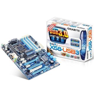 Gigabyte X58 USB3   Carte mère Socket LGA 1366   Chipset X58 + ICH10R