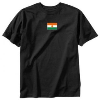 T Shirt Black Flag  Niger  Country Clothing