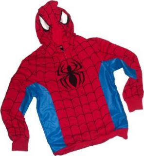 Spider Man Costume    Marvel Hoodie Zipper Fleece