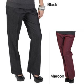 Larry Levine Womens Tailored Stretch Pants