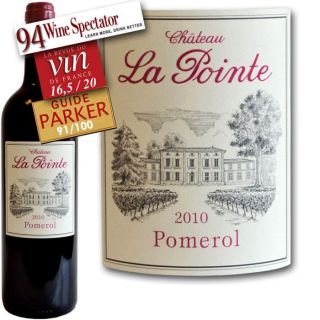 Château La Pointe   AOC Pomerol   Millésime 2010   Vin rouge   Vendu