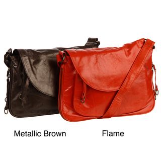 Latico Mitizi Front flap Leather Crossbody Bag