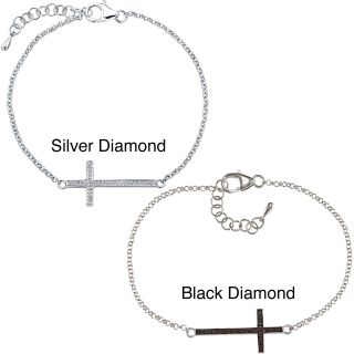 8ct tdw diamond cross bracelet msrp $ 225 00 today $ 104 99 off msrp