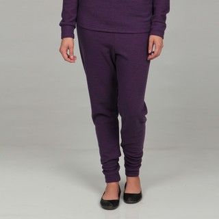 Kenyon Womens Purple Thermal Wool blend Leggings