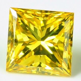 Star Legacys Diamond Pet Collection Princess Cut 0.25 CT Fancy Yellow