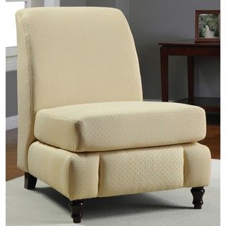 Regina Buttercream Armless Chair