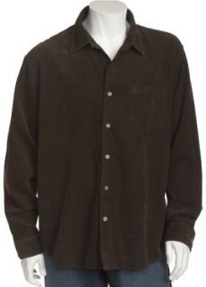 Quiksilver Longboard Solid Corduroy Shirt, Dark Brown, X