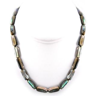Abalone Shell Long Bead Necklace