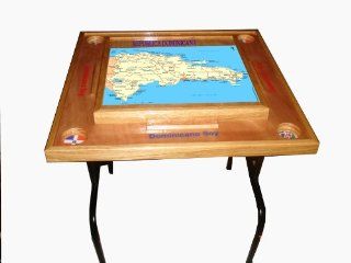 Dominican Republic Domino table With the Map Sports