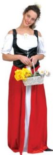 Adult Womens Bavarian Dress Costume (Large) Clothing