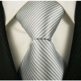 Neckties By Scott Allan, 100% Woven Grey Tie, Neck Ties