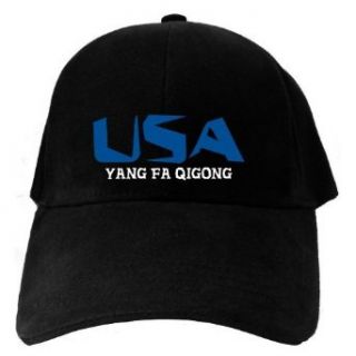 Caps Black Usa Yang Fa Qigong  Martial Arts Clothing