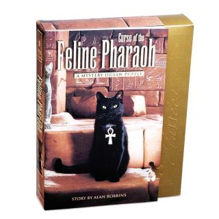 The Curse of the Feline Pharaoh Mystery 1000 piece Jigsaw Puzzle